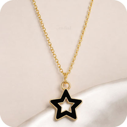 Black Star Necklace