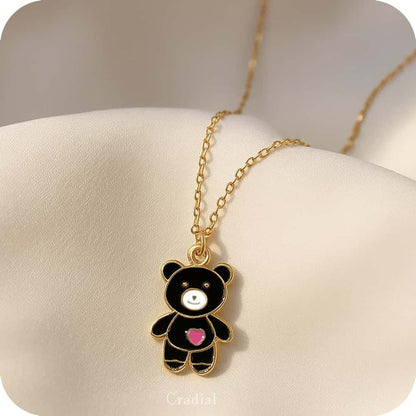 Black Teddy Necklace