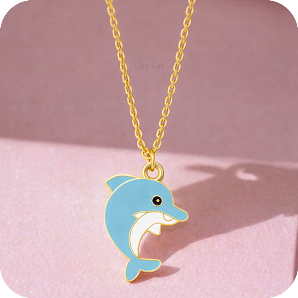 Blue Dolphin Necklace