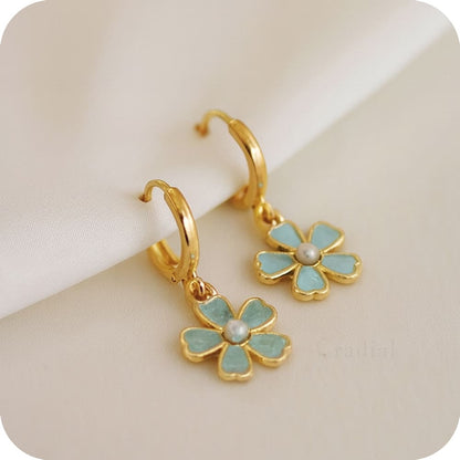 Blue Pearlette Earrings