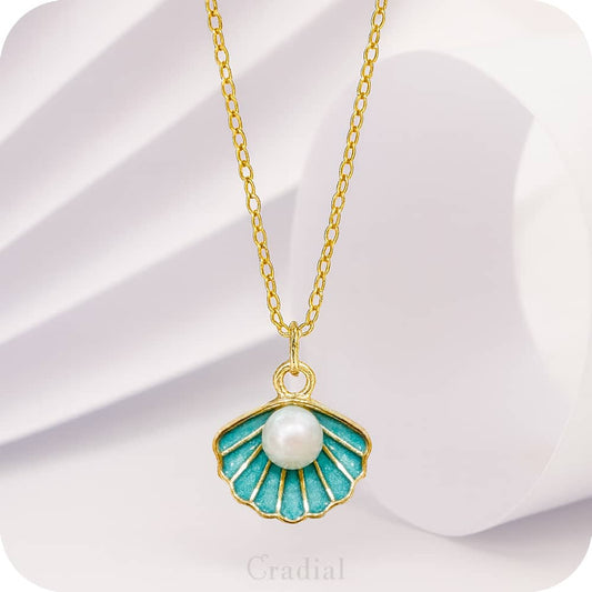 Blue Shell Necklace