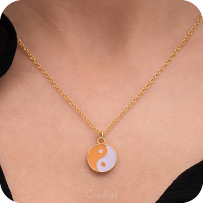 Blush Yin Yang Necklace