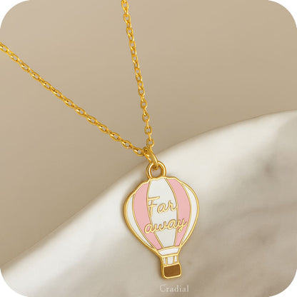 Hot Air Balloon Necklace