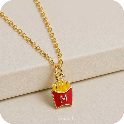 M Fries Necklace