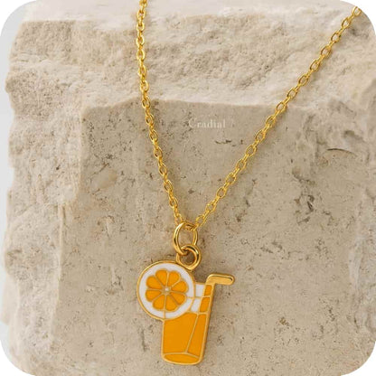 Orange Juice Necklace