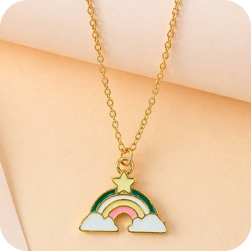 Pastel Rainbow Necklace
