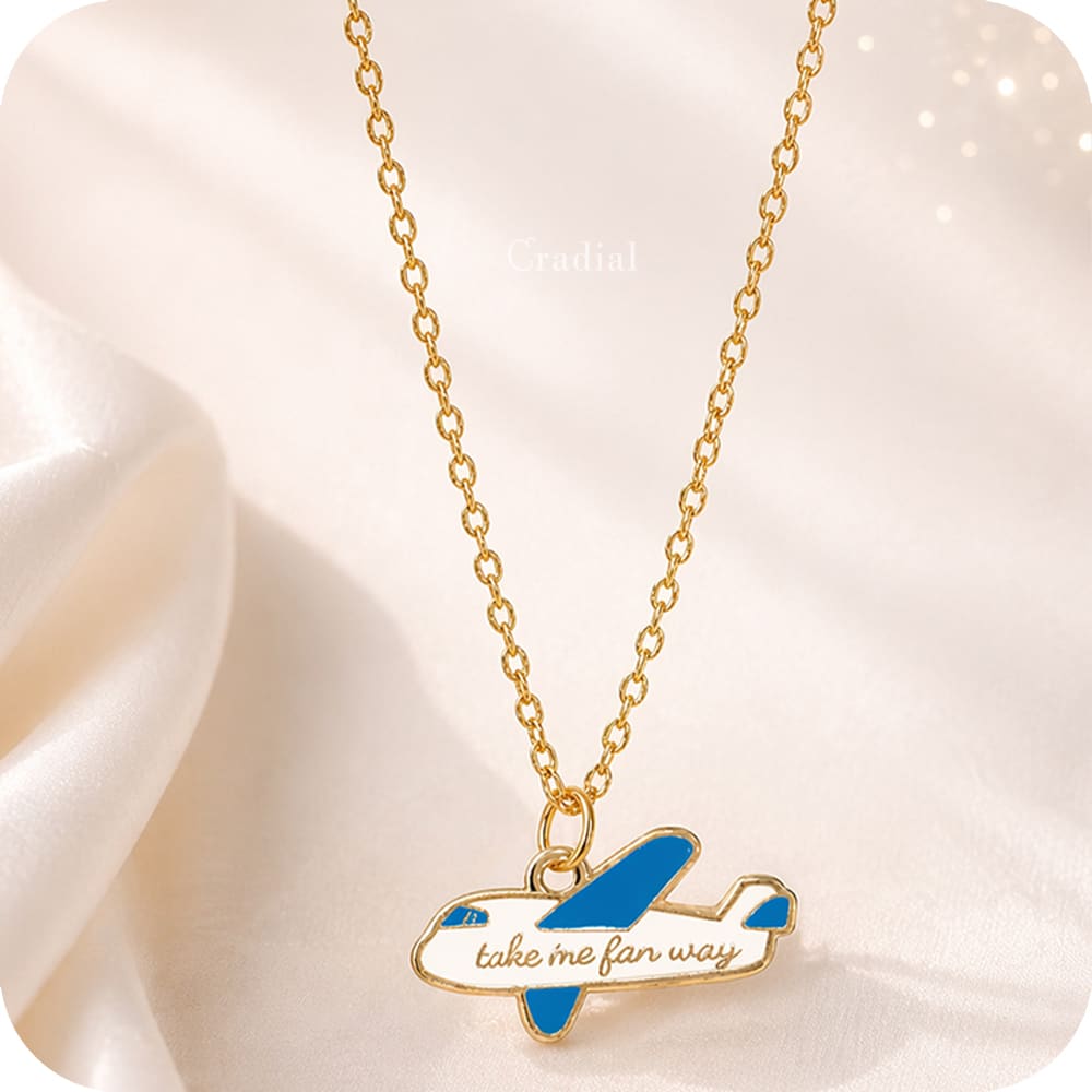 Plane Necklace