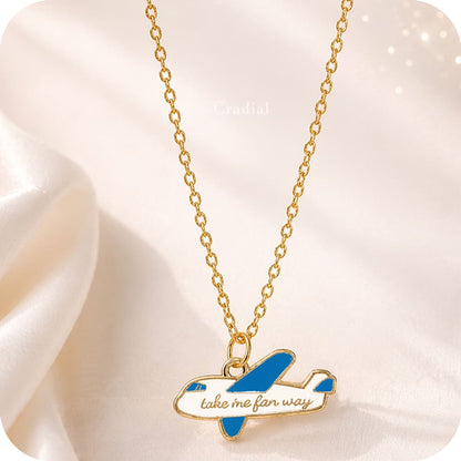 Plane Necklace