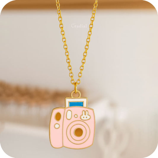 Polaroid Camera Necklace