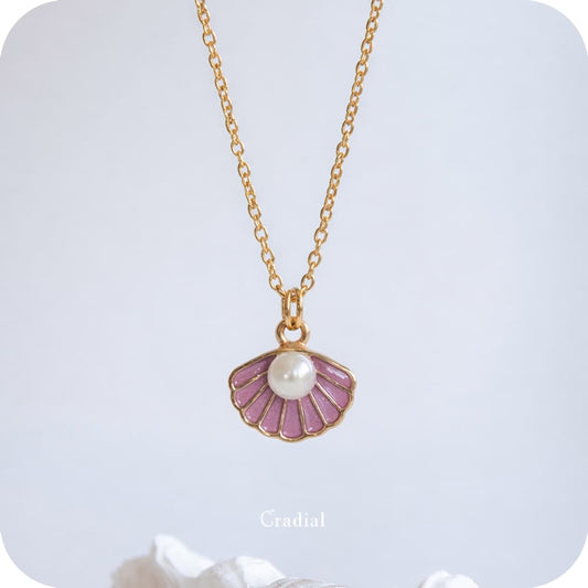 Purple Shell Necklace
