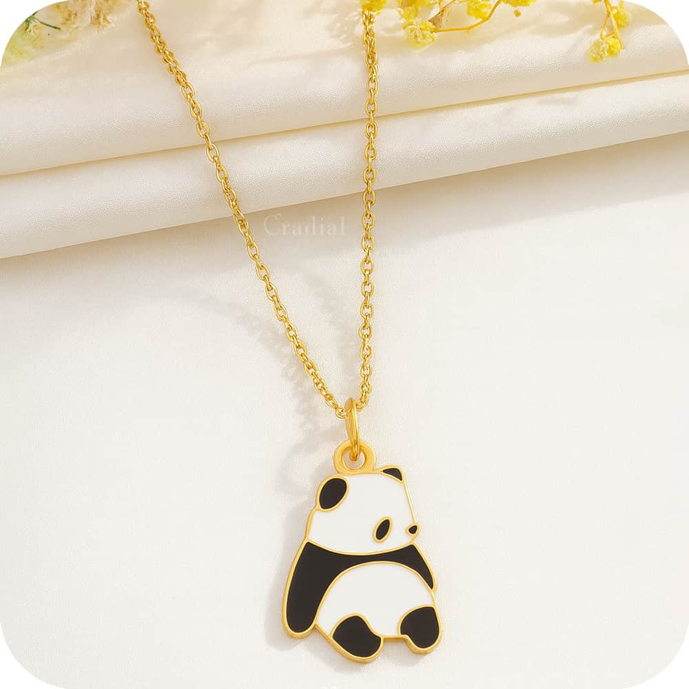 Sitting Panda Necklace