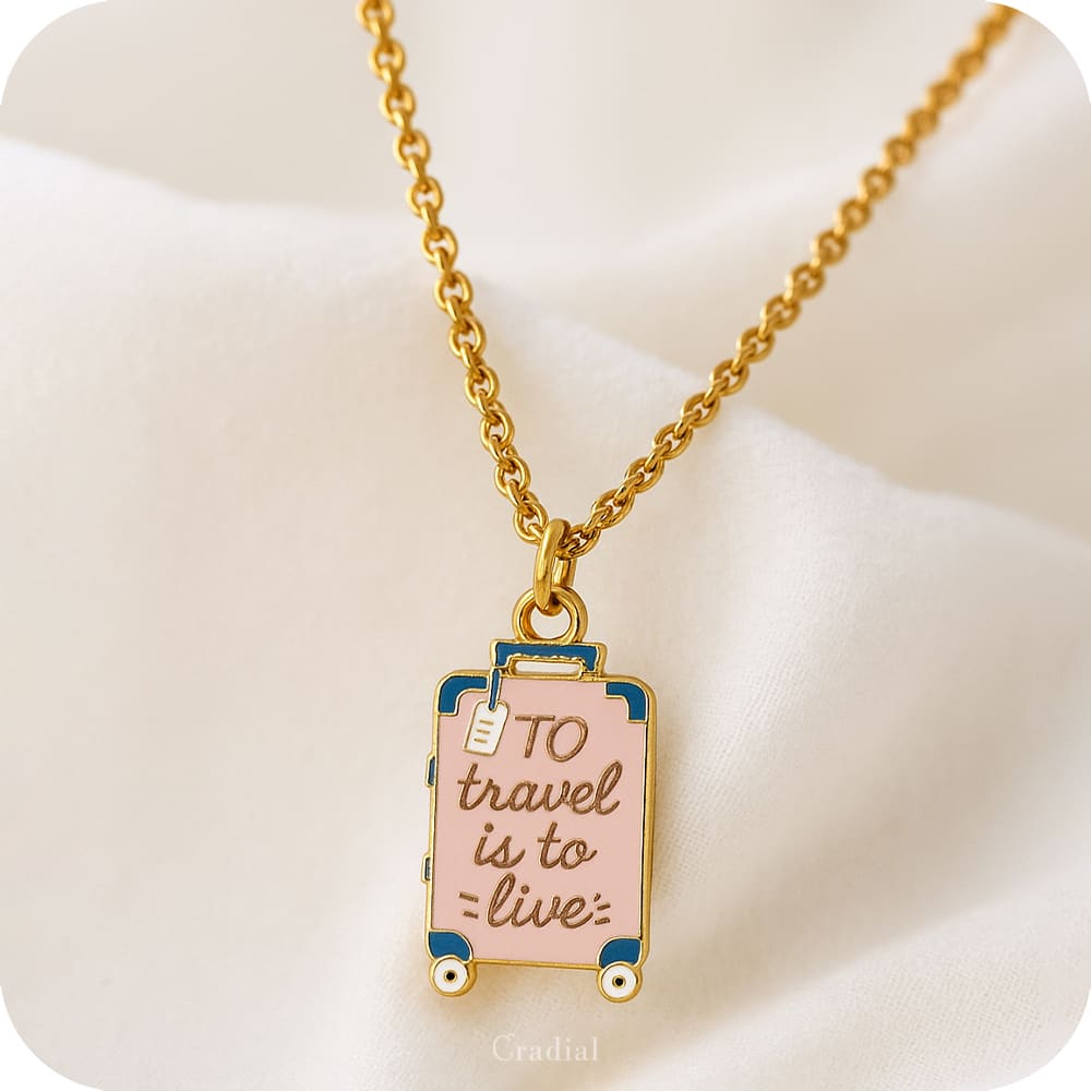 Suitcase Necklace