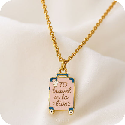 Suitcase Necklace