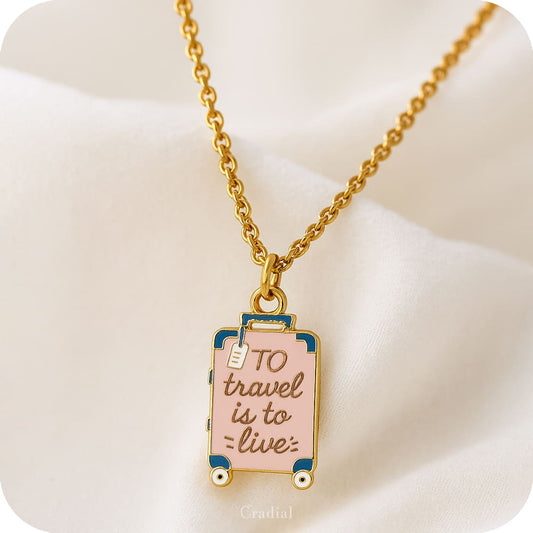 Suitcase Necklace