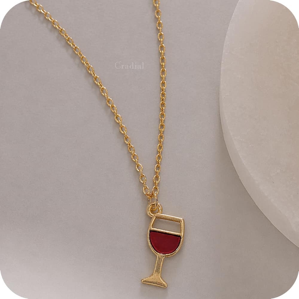 Wine Glass Necklace