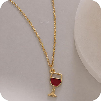 Wine Glass Necklace