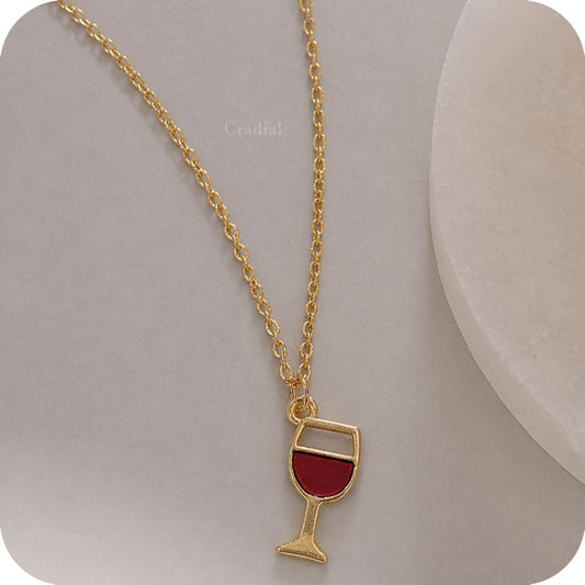 Wine Glass Necklace