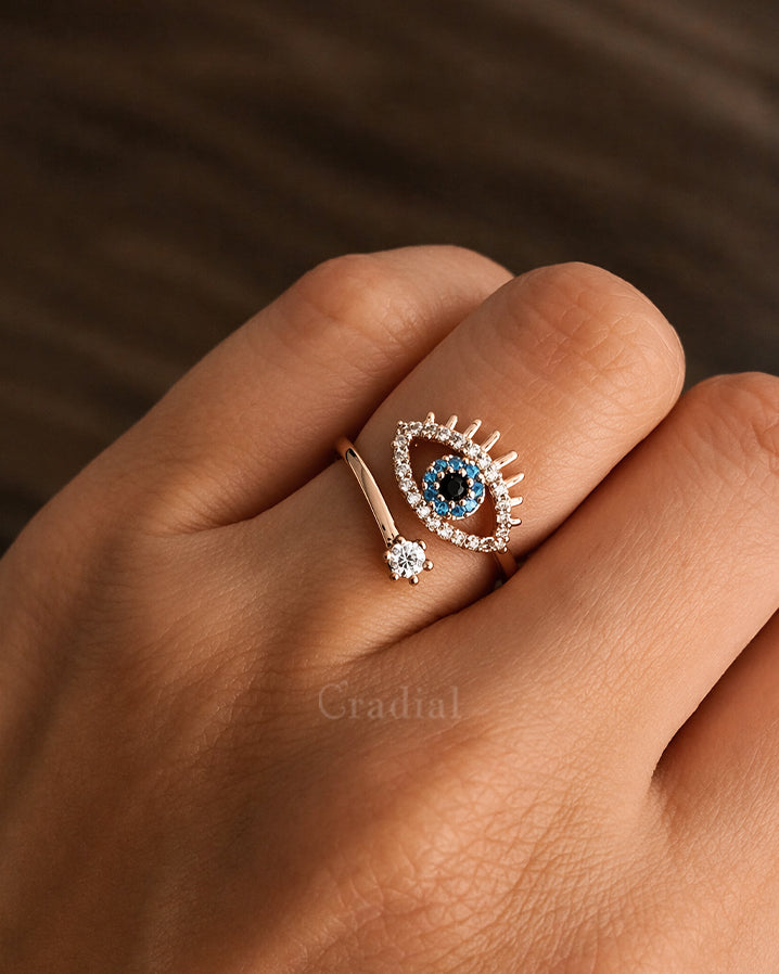 Myst Eye Rose Gold Ring
