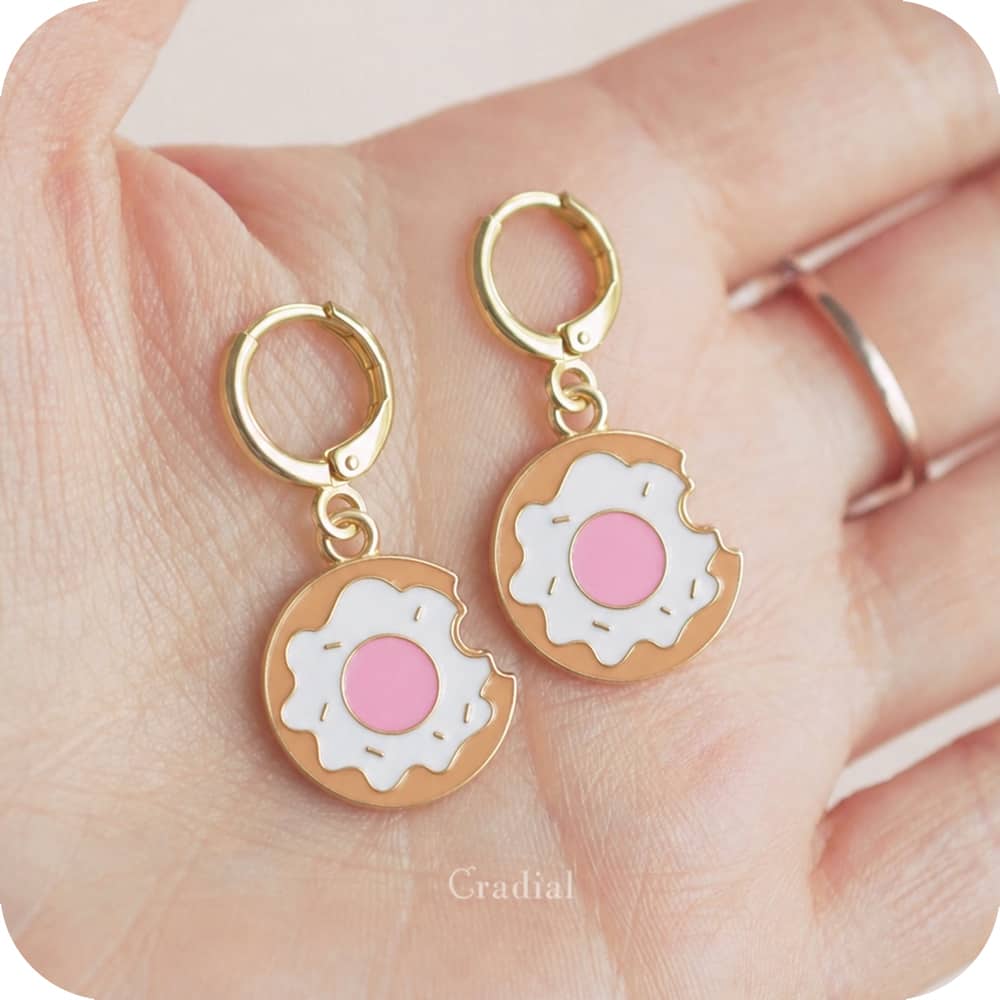 Old Doughnut Earrings