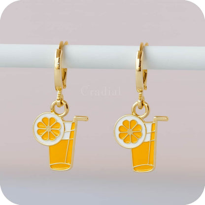 Orange Juice Earrings