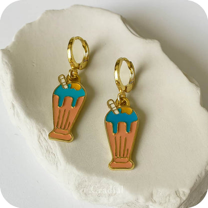 Orange Smoothie Earrings