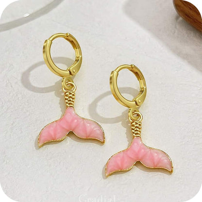 Pink Aureal Earrings