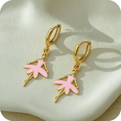 Pink Ballerina Earrings