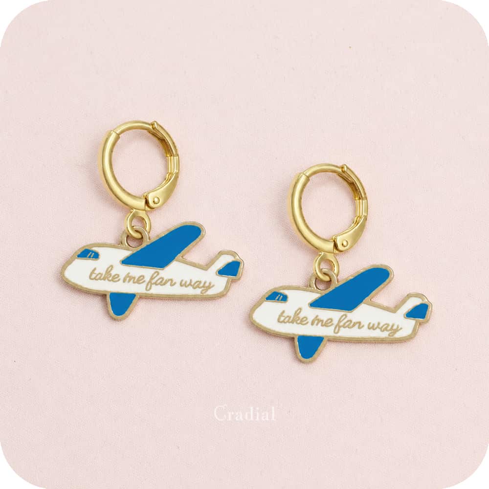 Plane Earrings