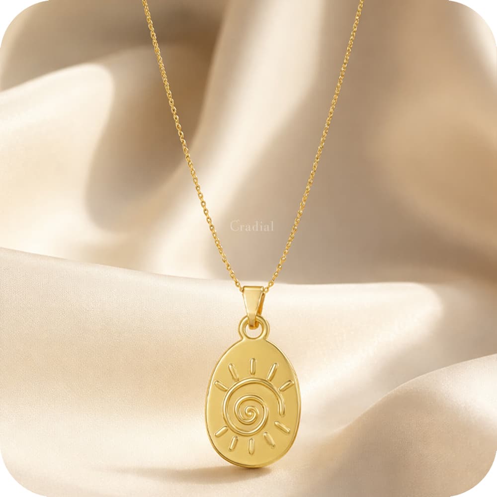 Spiral Seal Necklace