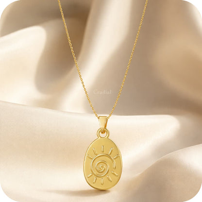 Spiral Seal Necklace