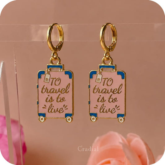 Suitcase Earrings