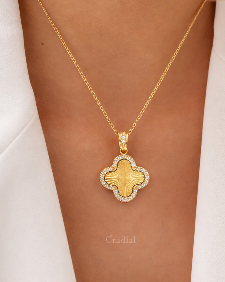 Sun Clover Necklace