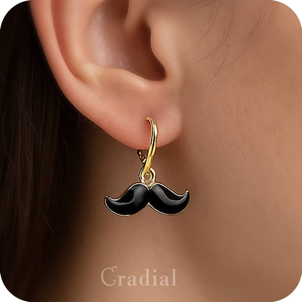 The Moustache Earrings
