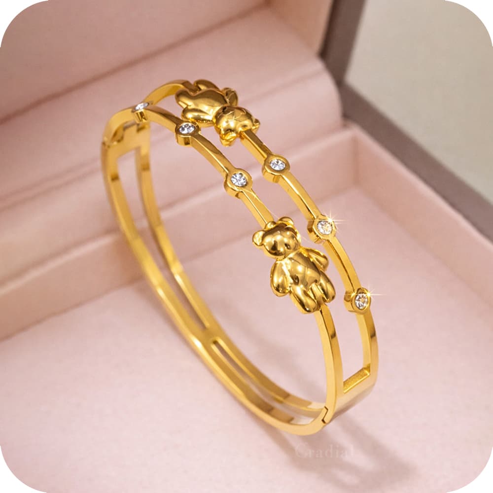 Twin Teddys Bangle