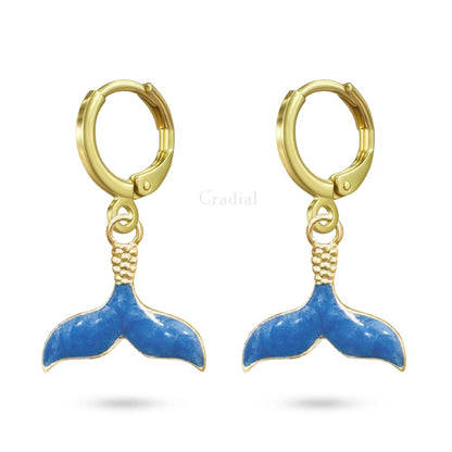 Blue Aureal Earrings