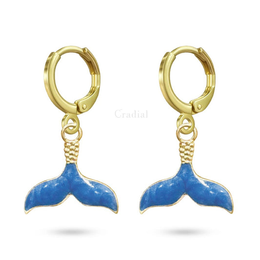 Blue Aureal Earrings