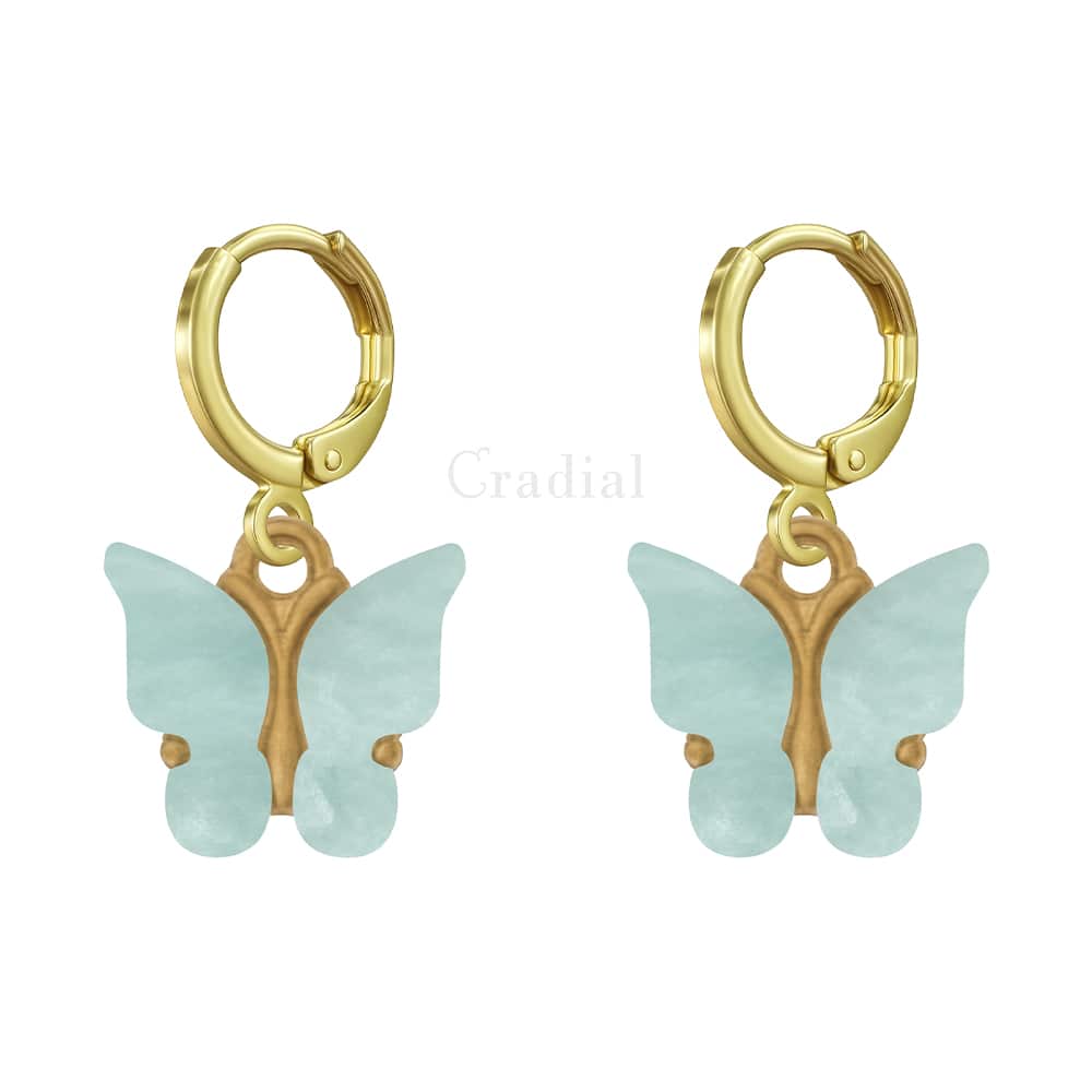 Blue Butterfly Earrings
