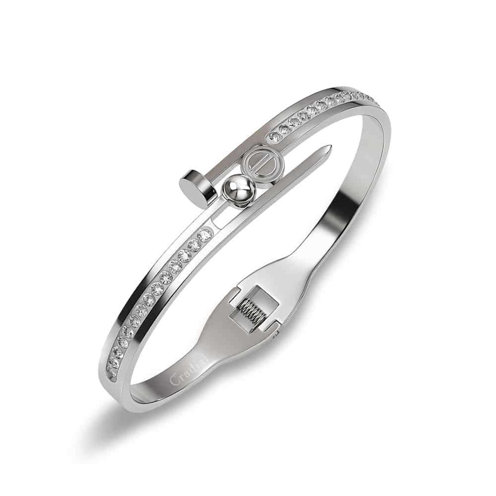 Boltin Silver Bangle