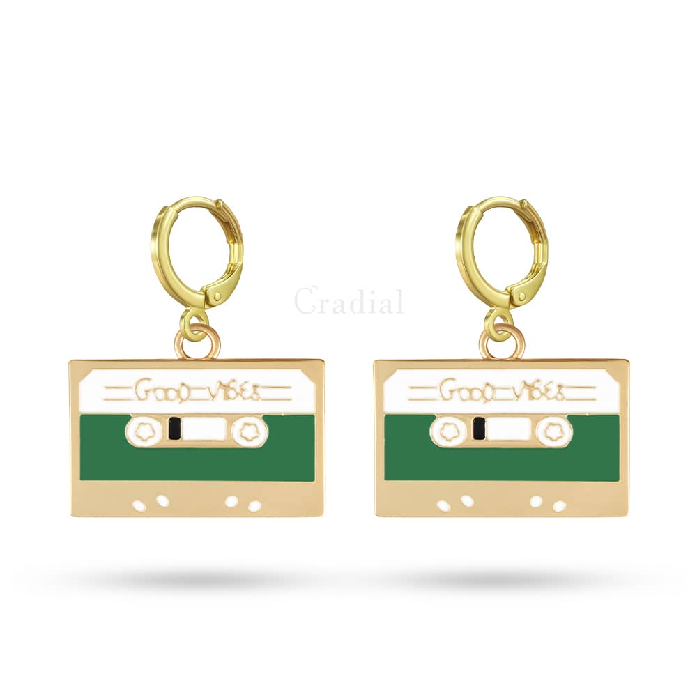 Cassette Earrings