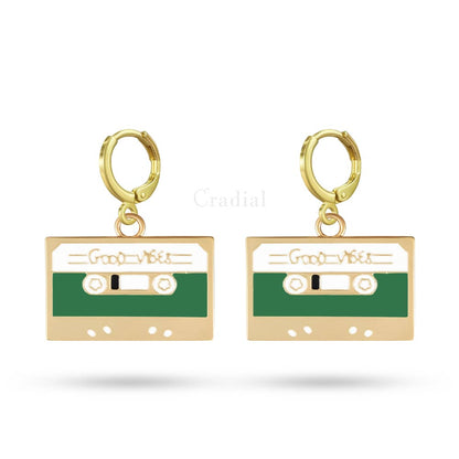 Cassette Earrings