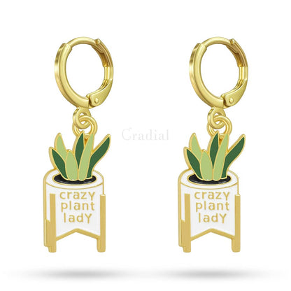 Crazy Plant Lady Earrings