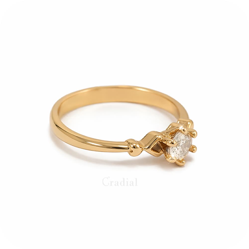 Diacrown Gold Ring