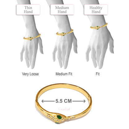 Emeris Gold Bangle