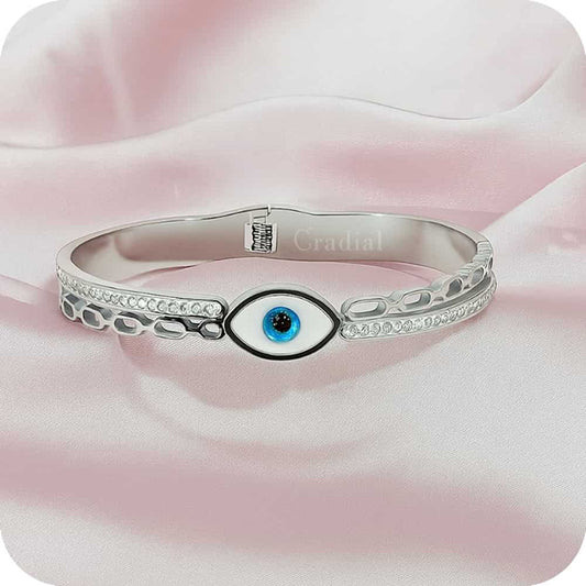 Eyezell Silver Bangle