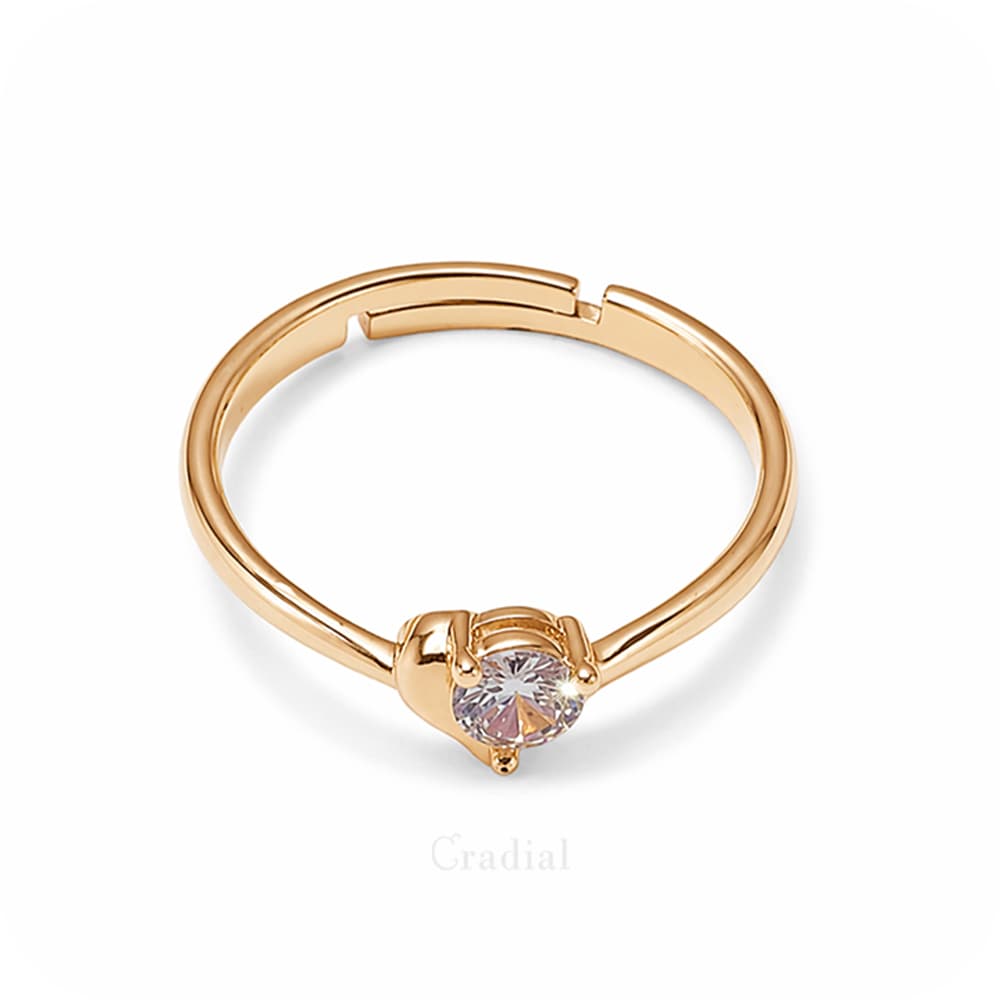 Gold Nest Adjustable Ring