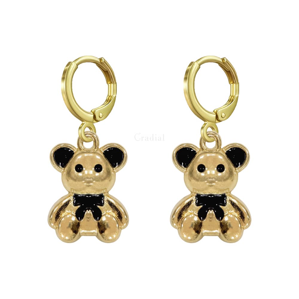 Gold Teddy Earrings