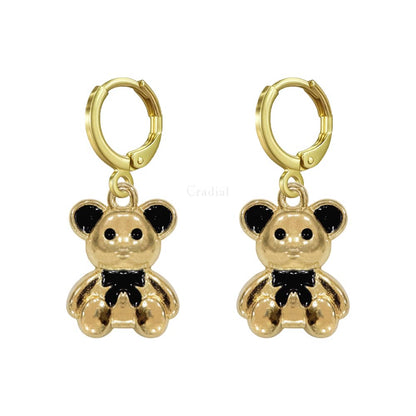 Gold Teddy Earrings