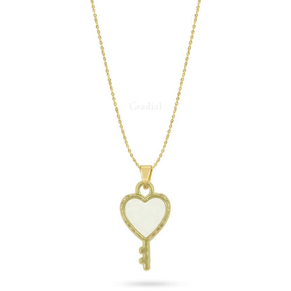 Heart Key Necklace