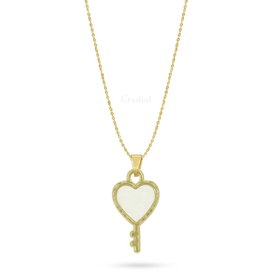 Heart Key Necklace