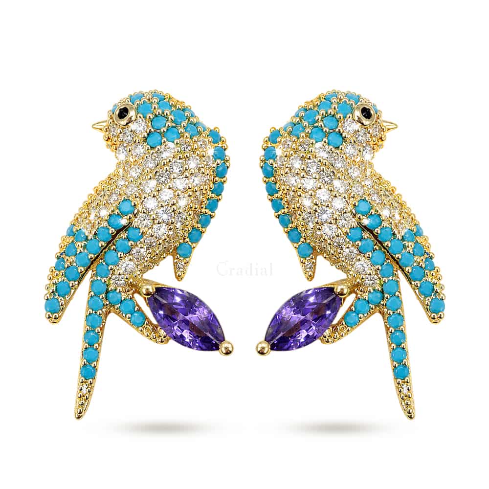Jardin des Oiseaux Earrings